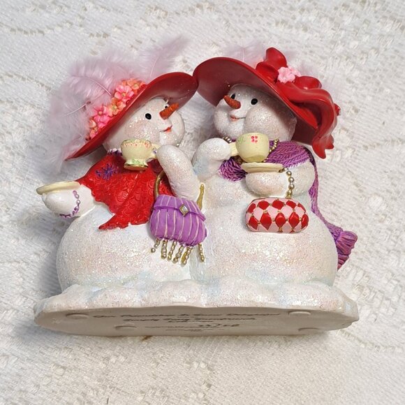 Simply Sassy Snowfriends Hamilton Collection Our Friendship Is Snow Delightful - Picture 1 of 6